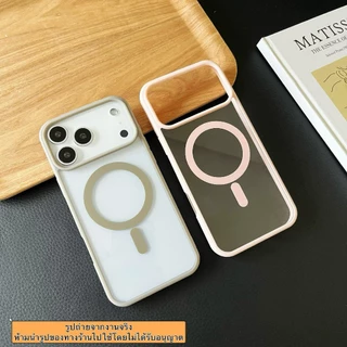 เคสชาร์จได้ ขอบสี สำหรับ ไอโฟน รุ่น iphone17 iphone17air iphone17pro iphone17promax เคสกล่องขาว ส่งจากไทย สำหรับ iphone
