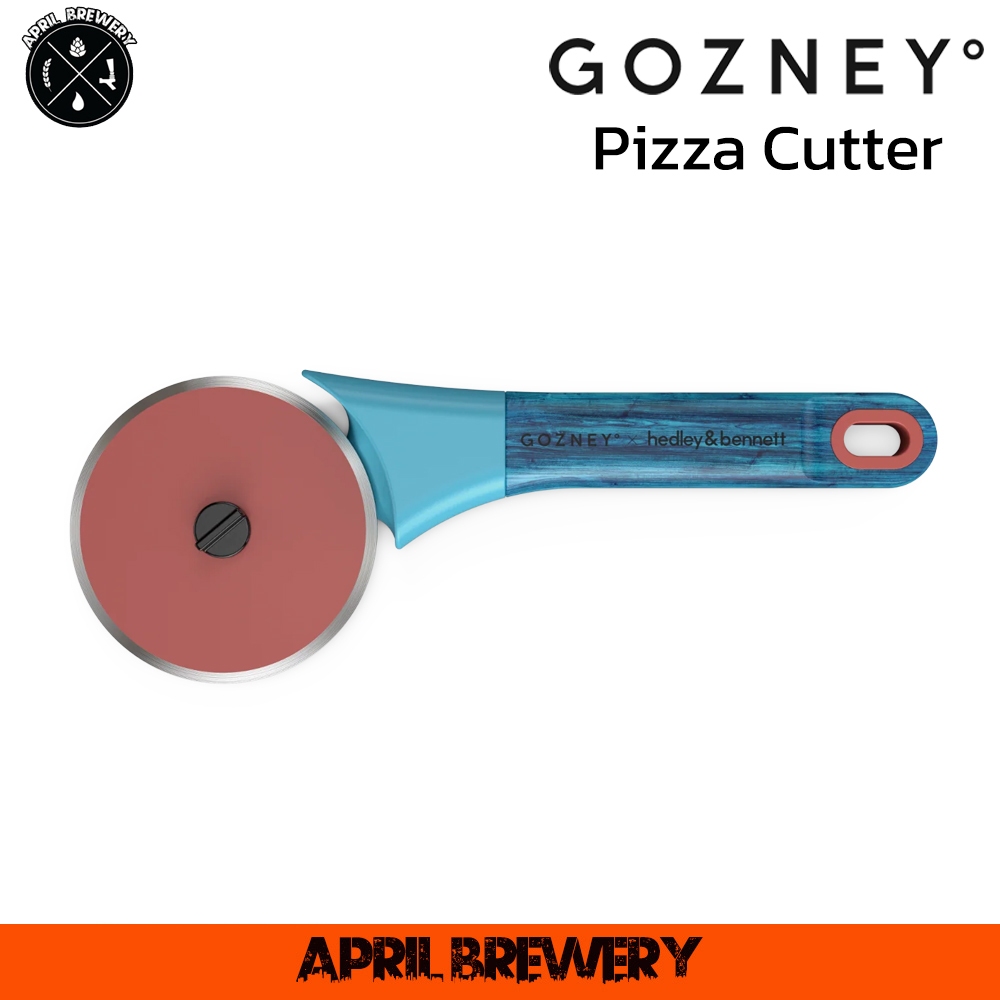 มีดตัดพิซซ่า Gozney Pizza Cutter | Pizza Wheel Cutter | มีดพิซซ่าวงล้อ ด้ามไม้ สแตนเลส