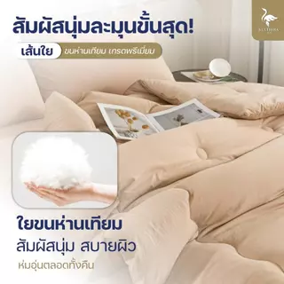 KULTHIRA ชุดเครื่องนอน รุ่น cotton หนา นุ่ม ฟู เกรดพรีเมี่ยม ขนาด 3.5 - 5 - 6 ฟุต