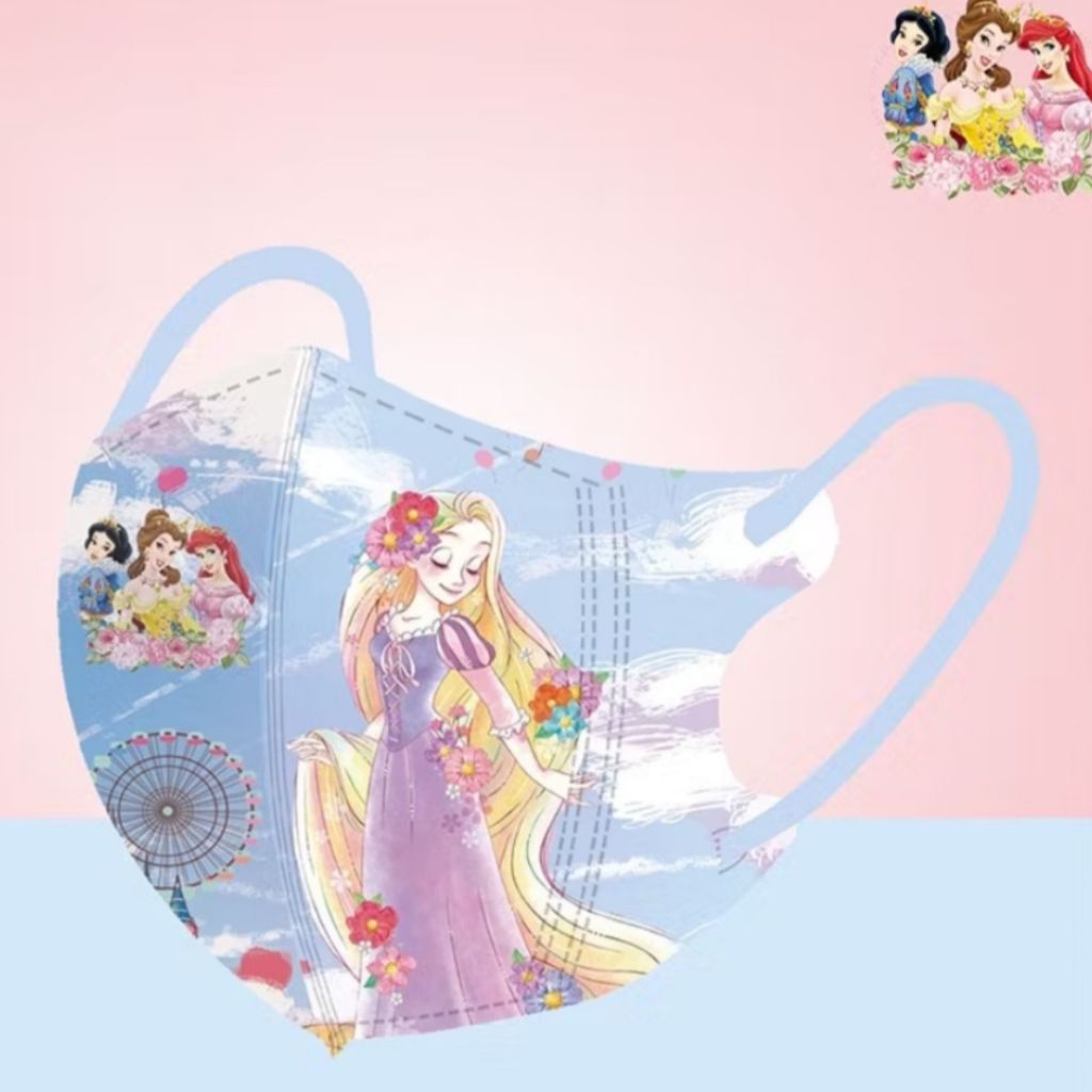 แมสเด็ก 4-12 ปี ลายเจ้าหญิงพร้อมส่งที่ไทย - รูปที่ 5