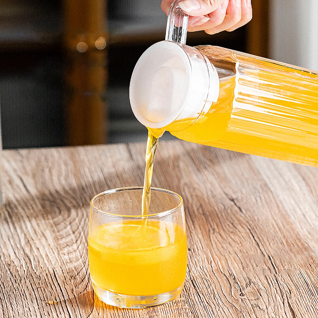 เหยือกใส่น้ำพลาสติกใส ผลิตจากพลาสติกอะคริลิค เกรดพรีเมี่ยม ความจุ1100ML พร้อมฝาปิด - รูปที่ 2