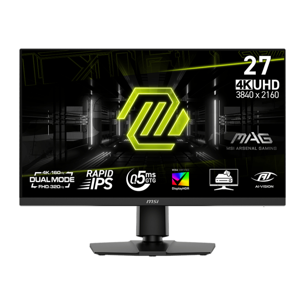 MONITOR (จอมอนิเตอร์) MSI MAG 272URDF E16 - 27 IPS 4K 160Hz FHD 320Hz BY COMCOM