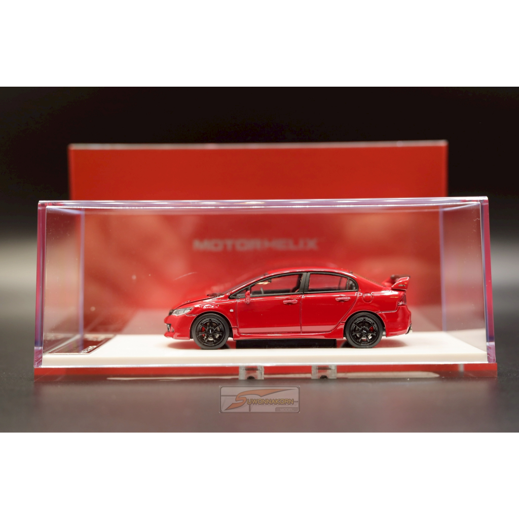 MotorHelix 1/64 Honda Civic FD2 Mugen Red