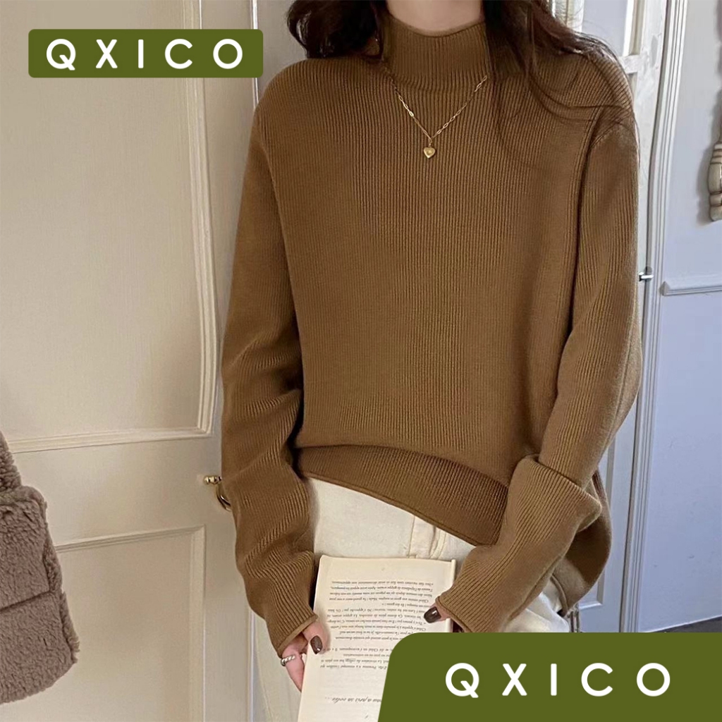 Qxico รุ่น CS152 เสื้อไหมพรมแขนยาว