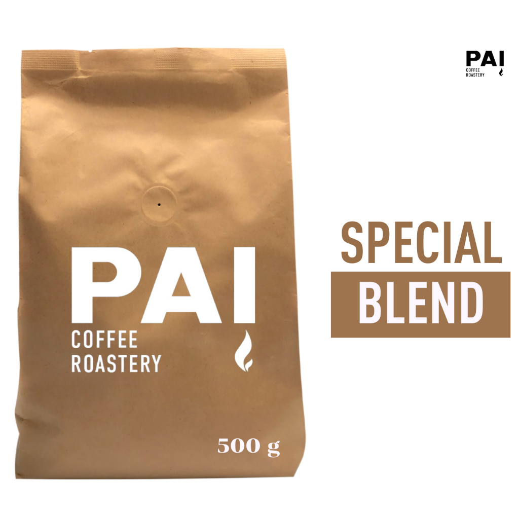 เมล็ดกาแฟ SPECIAL BLEND โรงคั่วปายกาแฟ เบลนด์ บอดี้ดีมาก เอสเย็น เข้มข้นหวานมัน