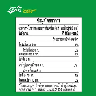[จัดส่งเฉพาะกทม. ปริมณฑลและชลบุรี]สไปร์ท น้ำอัดลม 180 มล. 12 กระป๋อง Sprite Soft Drink Original 180ml x 12 cans