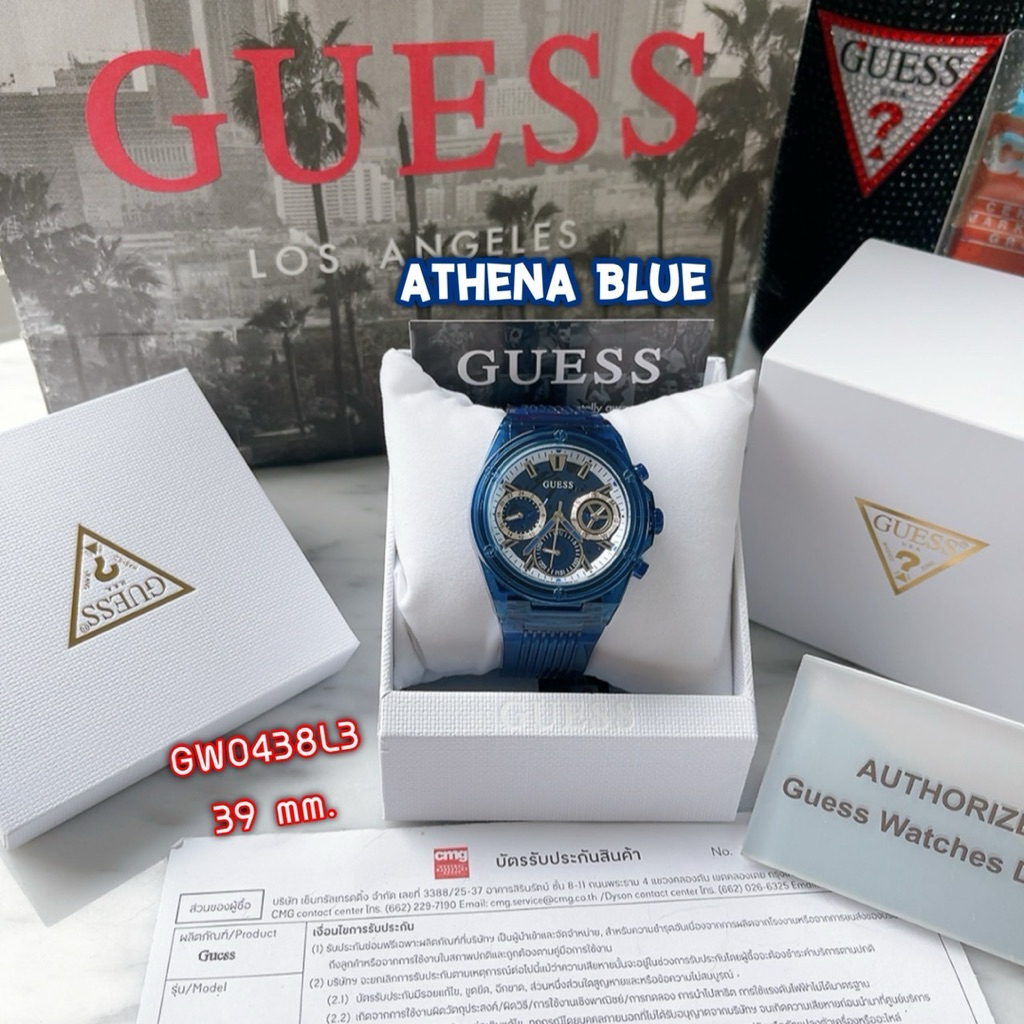 guess GW0438L3 ATHENA BLUE นาฬิกาข้อมือผู้หญิง