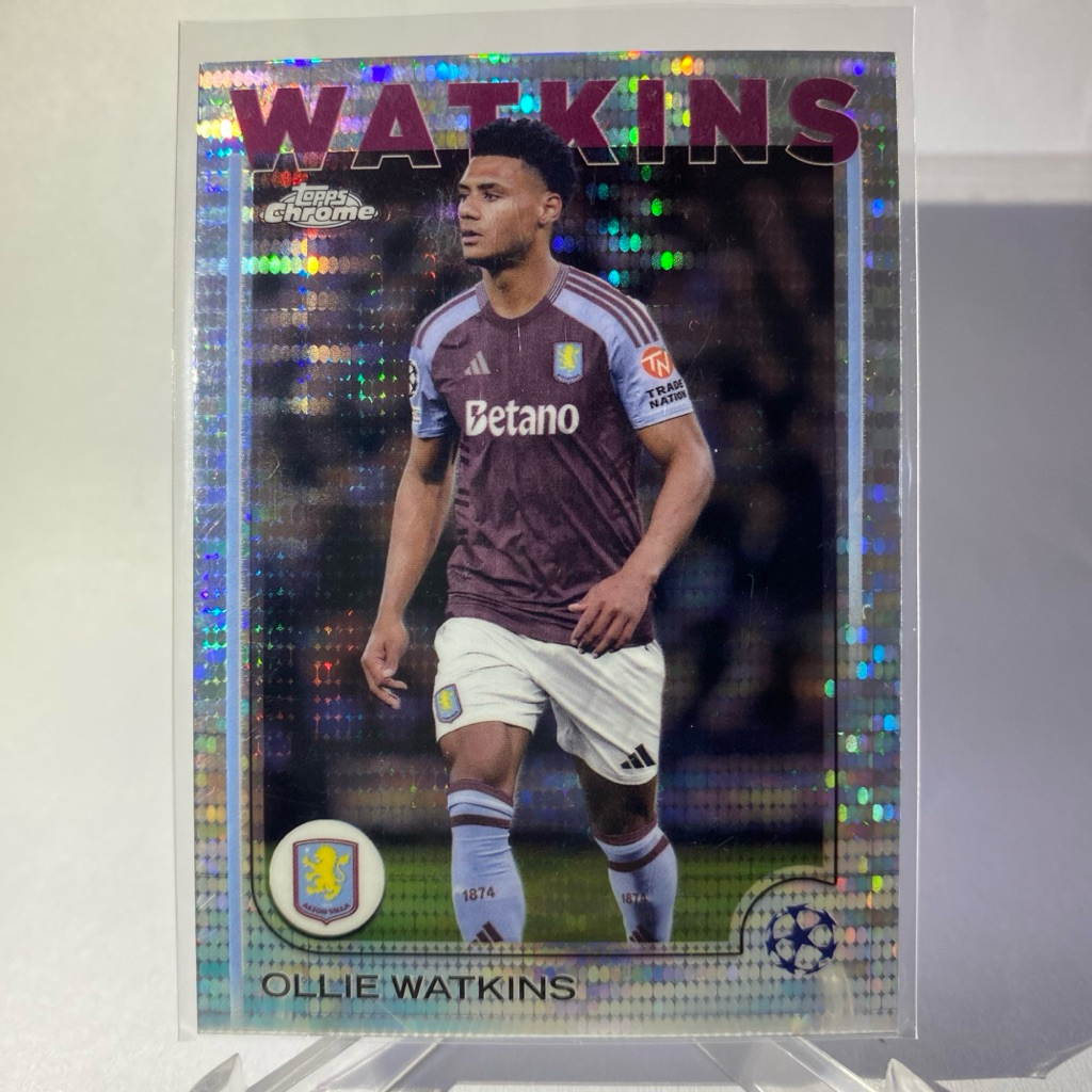 การ์ดนักฟุตบอล OLLIE WATKINS, ASTON WATKINS, TOPPS CHROME 2025