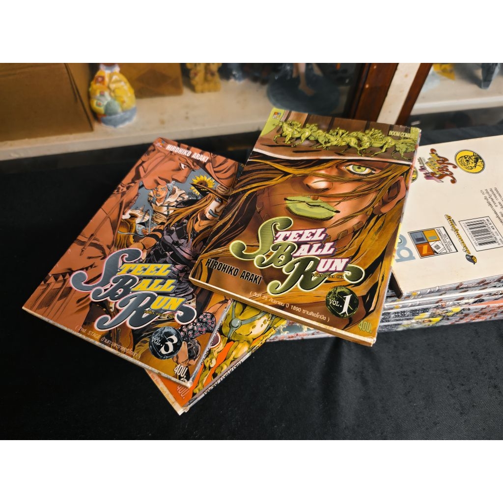 หนังสือการ์ตูน Jojo ล่าข้ามศตวรรษ Part7 Steel Ball Run 1-24 เล่มจบ