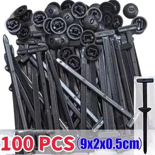 MOTUS(พร้อมสต็อก) 100pcs สายรัดเคเบิลไนลอนแบบสากล