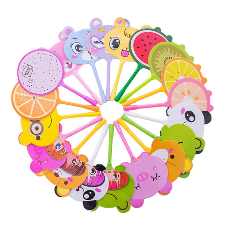 🔥ปากกาลูกลื่นพัด🔥ปากกาพัดลายการ์ตูนน่ารัก ไส้น้ำเงิน✔️พร้อมส่ง เครื่องเขียน ปากกาลายการ์ตูน