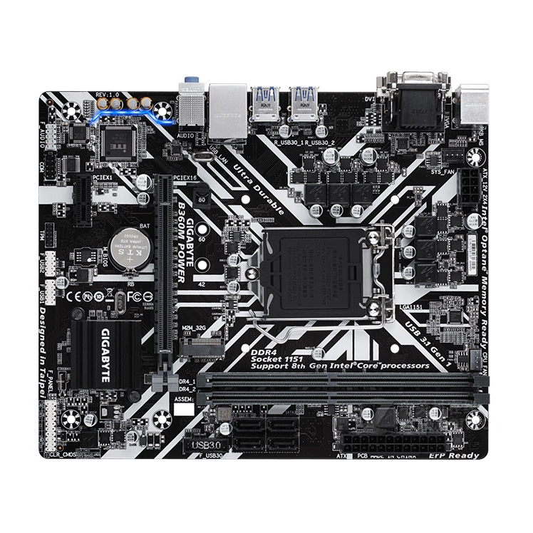 GA B360M POWER คอมพิวเตอร์ เมนบอร์ด Mainboards LGA1151