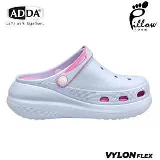 NFSHOES รองเท้าหัวโต ADDA Pillo Foam สำหรับผู้หญิง รุ่น 5PF01W1 มีสายรัดหลังเพิ่มความกระชับ นุ่ม ใส่สบาย