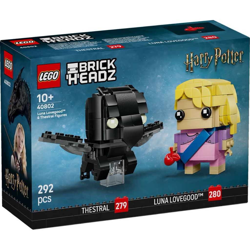 LEGO Brickheadz Harry Potter เลโก้ 40802 Luna Lovegood & Thestral ของแท้ 100% มือหนึ่งกล่องสวยพร้อมส
