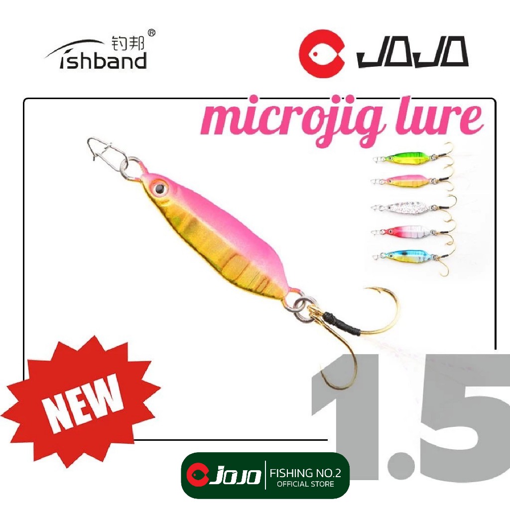 เหยื่อ ไมโครจิ๊ก Fishband 1.5g 2g 2.5g 3g micro jig เล็กจิ๋ว งานดี คุณภาพแจ๋ว