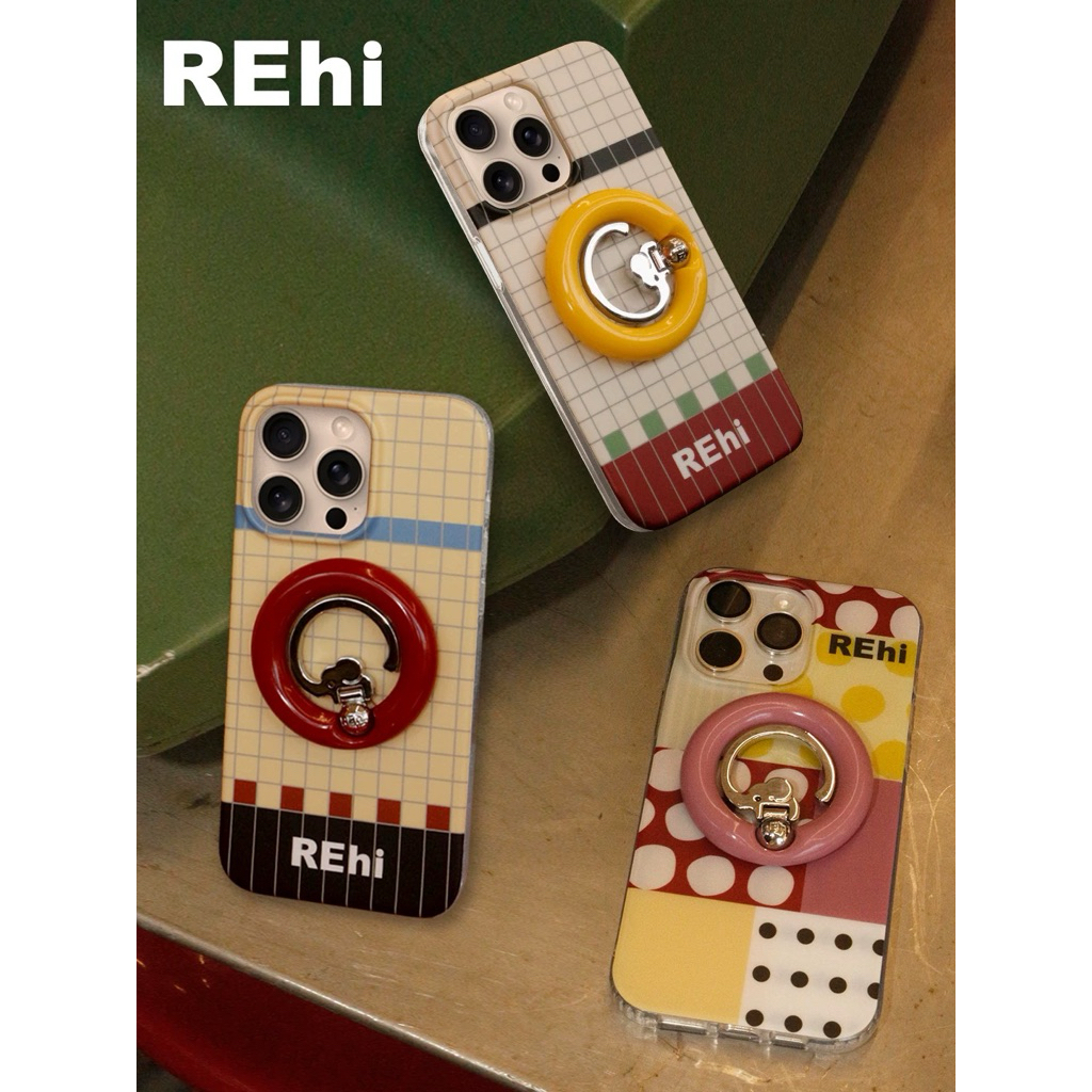 REhi elephant’s home magnetic phone case & griptok เคสโทรศัพท์
