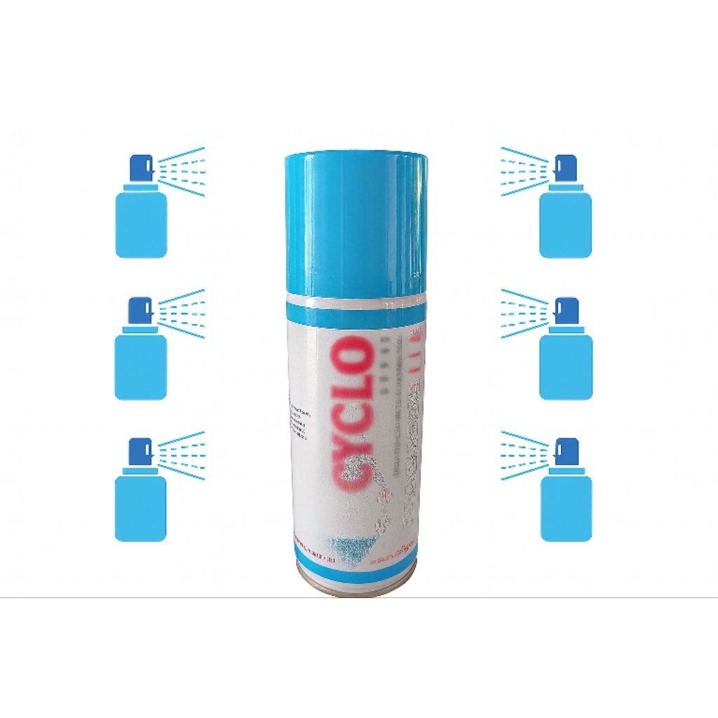สีสเปรย์สีฟ้า ไซคลอspay – โปรปัง