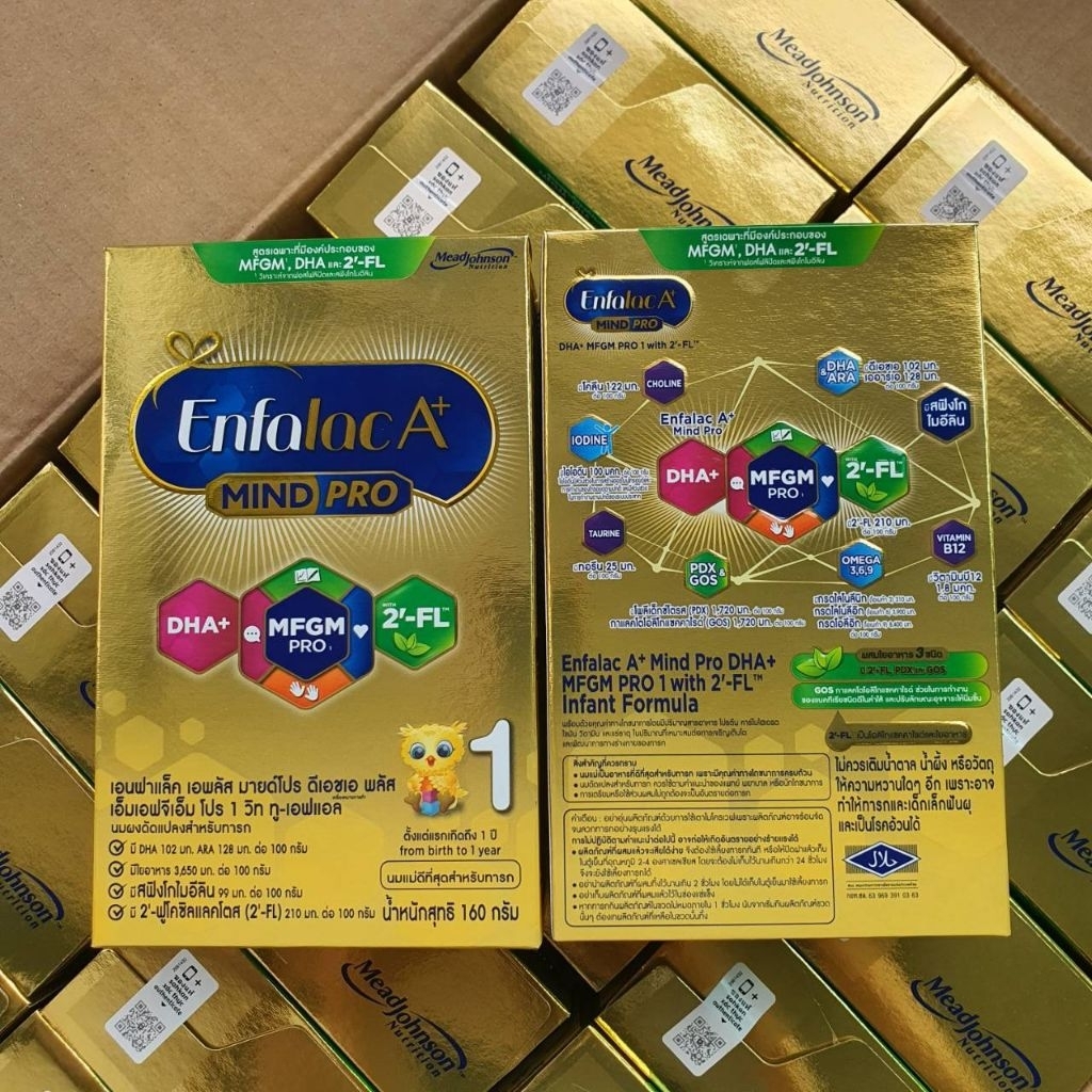 พร้อมส่ง!! ยกลัง ! Enfalac A+ mindpro สูตร 1 [ขายยกลัง 24 กล่อง] 3,840 กรัม