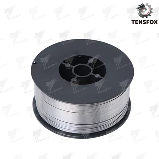 Tensfox ลวดเชื่อมฟลักซ์คอร์ ไม่ใช้แก๊ส 0.8 mm / 1.0 mm ม้วน 1 กก. สำหรับเครื่องเชื่อม MIG ซีโอทู CO2