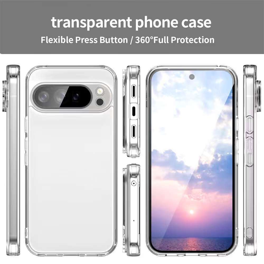 Google Pixel 10 Pro(ส่งในไทย)เคสTPUใสกันกระแทกแบบคลุมกล้องGoogle Pixel 10/Google Pixel 10 Pro XLตรงร