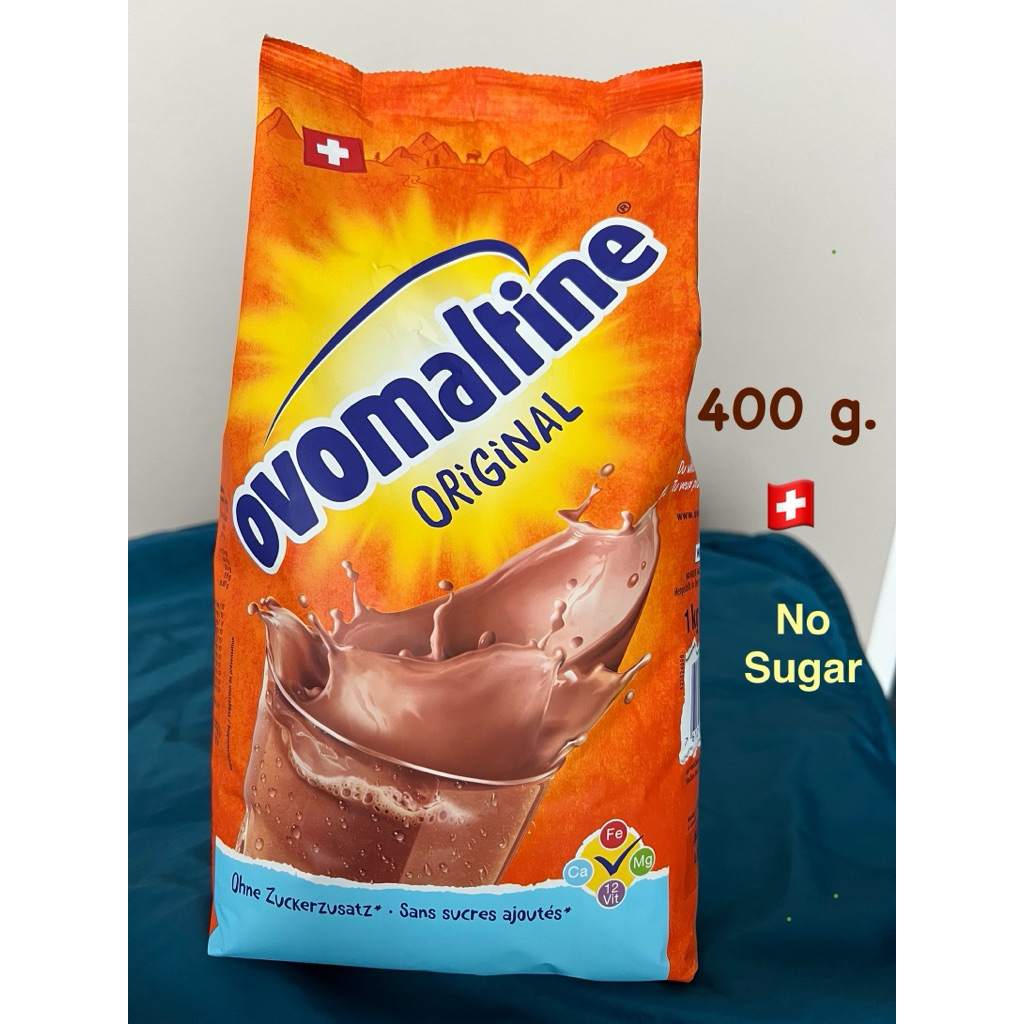 Ovomaltine Original ถุง 400 g. ของแท้จากสวิส