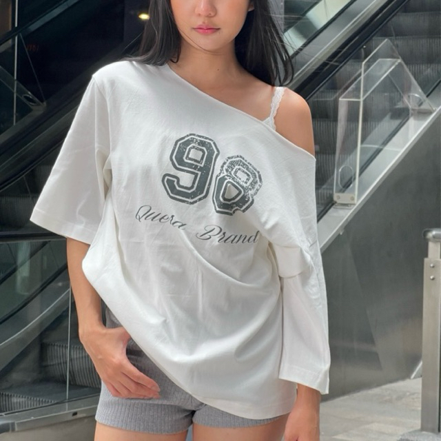 -QUERA 98 Quera Brand Tee-🩶