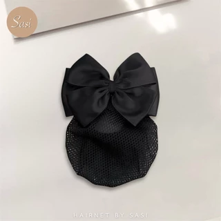 Hairnet/เน็ตติดผม ขนาดเล็ก โบว์ไม่มีหาง ทรงสวย ถูกระเบียบ