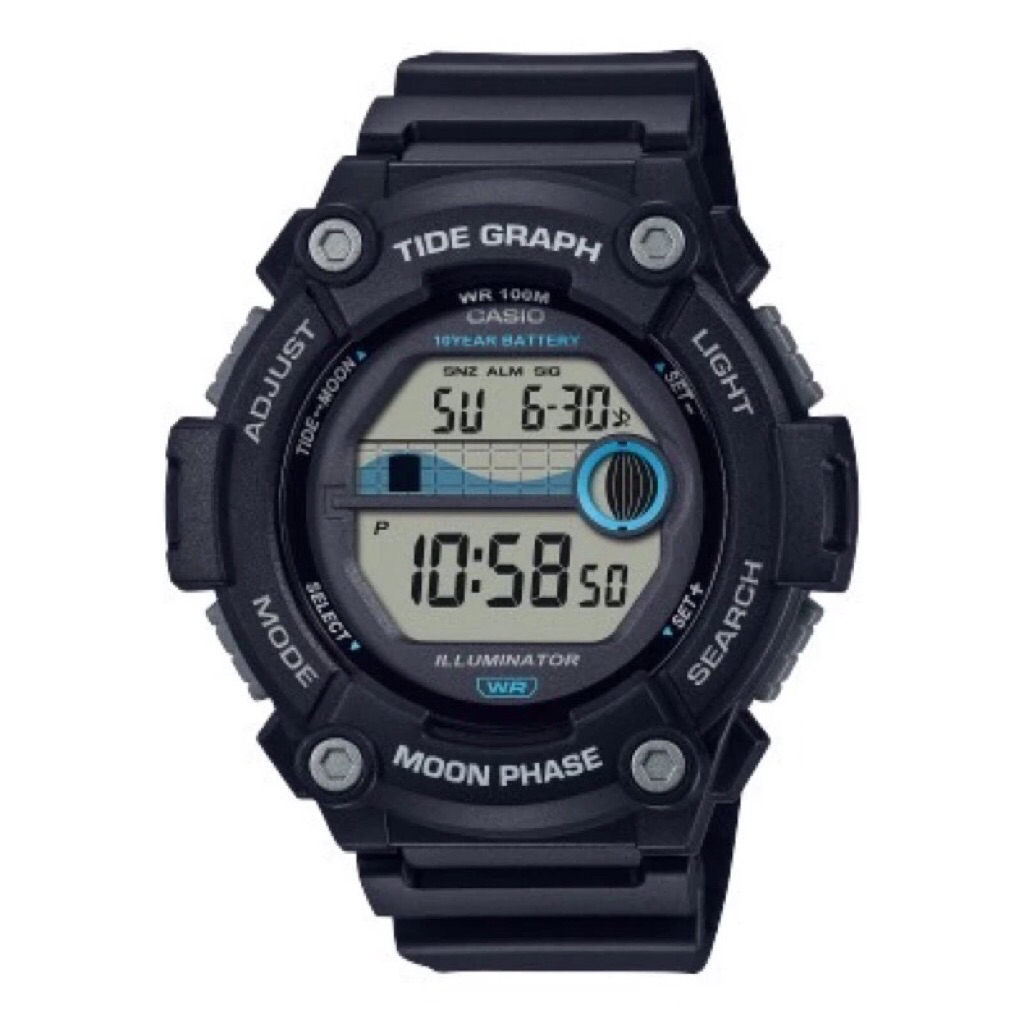 นาฬิกาข้อมือ Casio รุ่น WS-1300-1AVDF กันน้ำลึก100เมตร รับประกันแบตเตอรี่10ปี รับประกันสินค้า1ปี