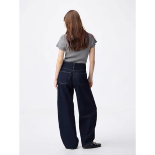 ‼️ร้านนี้ถูกที่สุด‼️⭐️พร้อมส่งในไทย⭐️กางเกงยีนส์ของแท้จาก GU JAPAN ทรง BARREL LEG ใส่สบาย ทรงสวย ใส่แล้วดูสูงขายาว