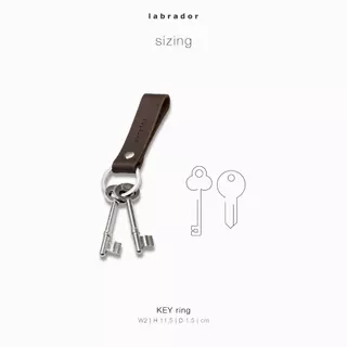 labrador KEY ring พวงกุญแจหนังแท้ (LAA007)