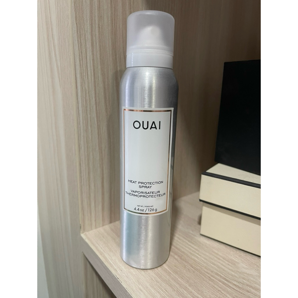(Used) Ouai Heat Protection Spray 126g เหลือ 50% ฉีดป้องกันค.ร้อนก่อนไดร์ หนีบผม ใช้ได้ทั้งกลางวัน-ก