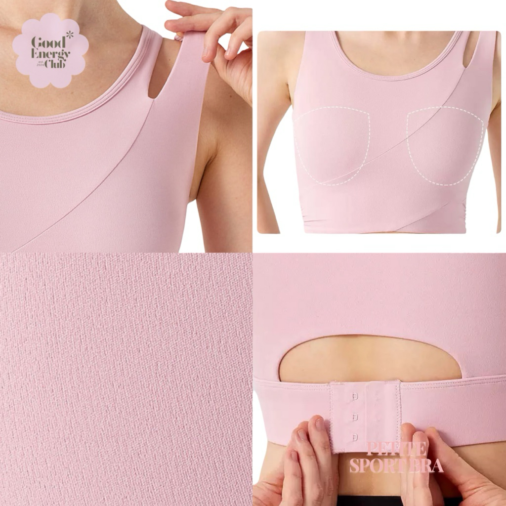 GOOD ENERGY CLUB - PETITE SPORT BRA[0103] สปอร์ตบราผู้หญิง (10L-10O) - รูปที่ 5