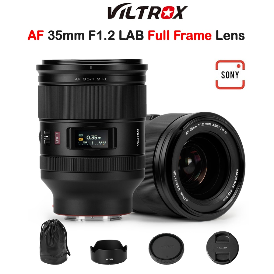 Viltrox Lens AF 35mm F1.2 LAB Full-Frame For Sony FE-Mount (รับประกัน 1ปี)