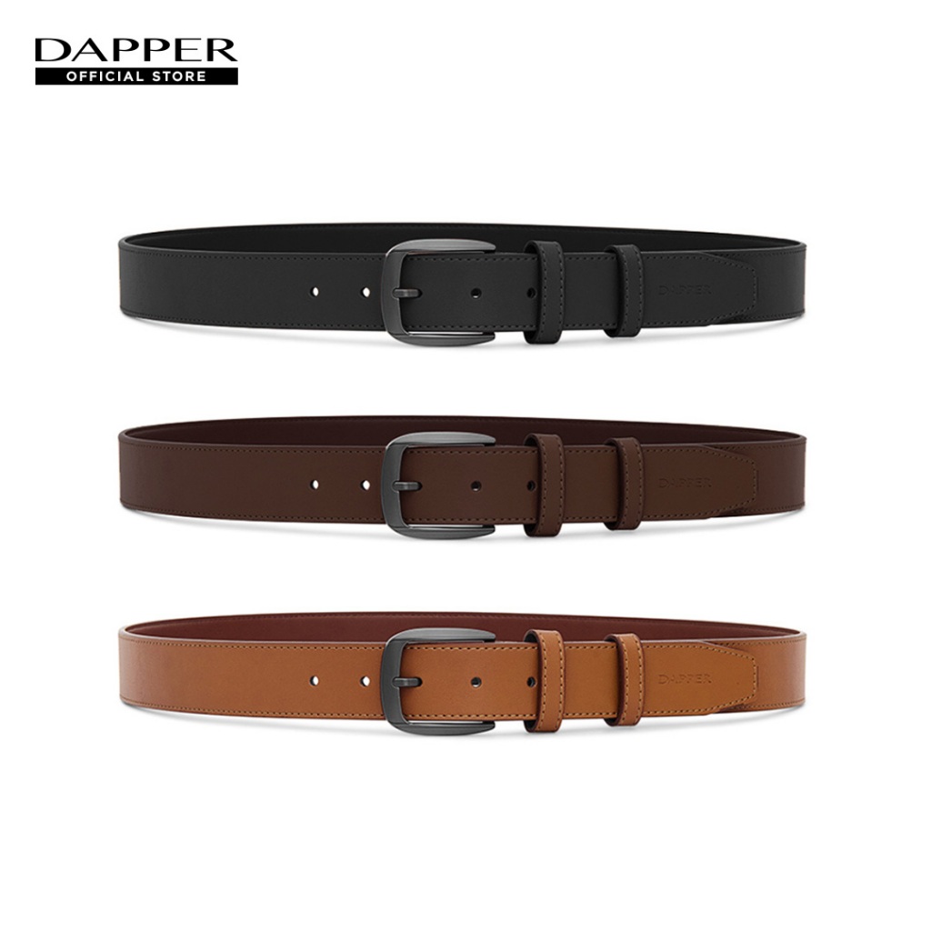 DAPPER เข็มขัดหนัง Classic Vegan Leather Belt มี 3 สี (BBC/2101PN)