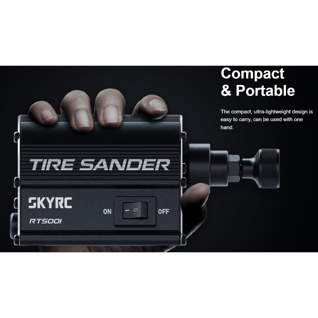 🎉แท้/มีประกัน🎉SkyRC เครื่องขัดยางรถยนต์ Tire Sander (RTS001) สำหรับรถบังคับRC 1/10 หรือ 1/8