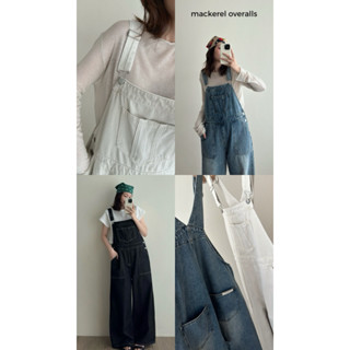 FADTHINGS : mackerel overalls 🐟 3 colors (ชุดเอี๊ยม)