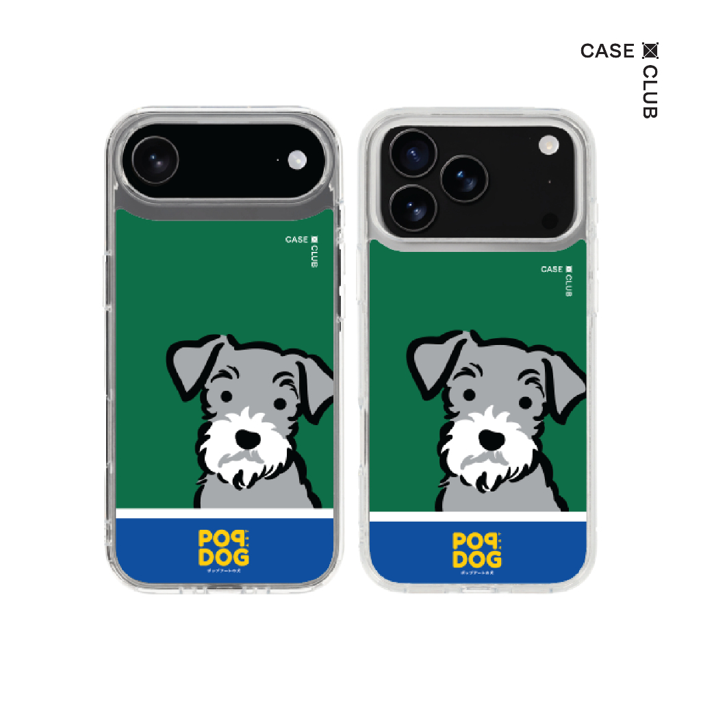 CaseClub เคสไอโฟน เคสโทรศัพท์ เคสใส ลาย Join The Club Schnauzer สำหรับ i17 Pro Max/i17 Pro/i17 Air/i161