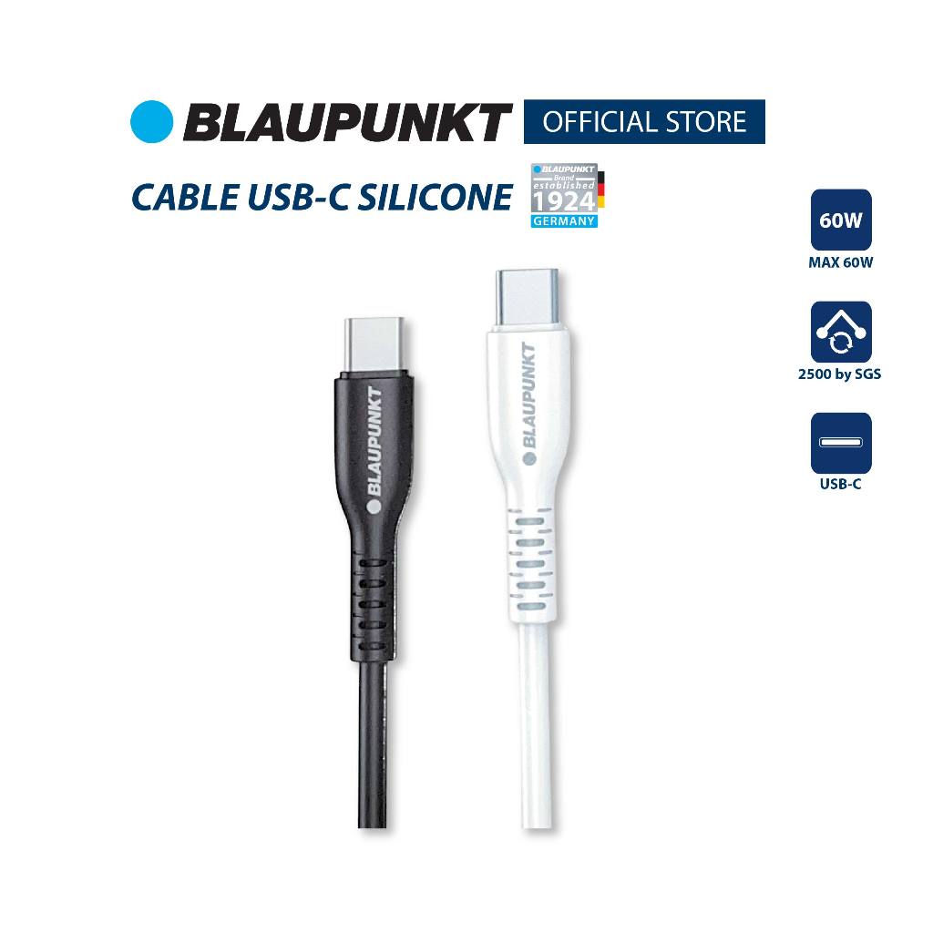 [ของแท้] BLAUPUNKT สายชาร์จ USB-C 60W สายซิลิโคน ทนทาน ผ่านมาตรฐาน SGS