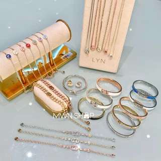 Lyn เครื่องประดับ jewelry มีโค้ดลด30% สร้อยข้อมือ,กำไล,สร้อยคอ เครื่องประดับ พร้อมกล่อง ถุงกระดาษ ของแท้จากชอป