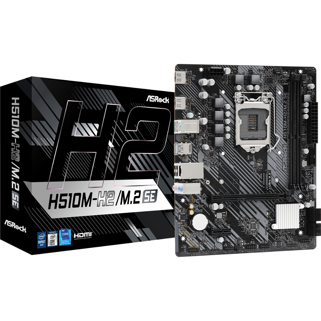 MAINBOARD (เมนบอร์ด) ASROCK H510M-H2/M.2 SE DDR4 LGA1200 mATX