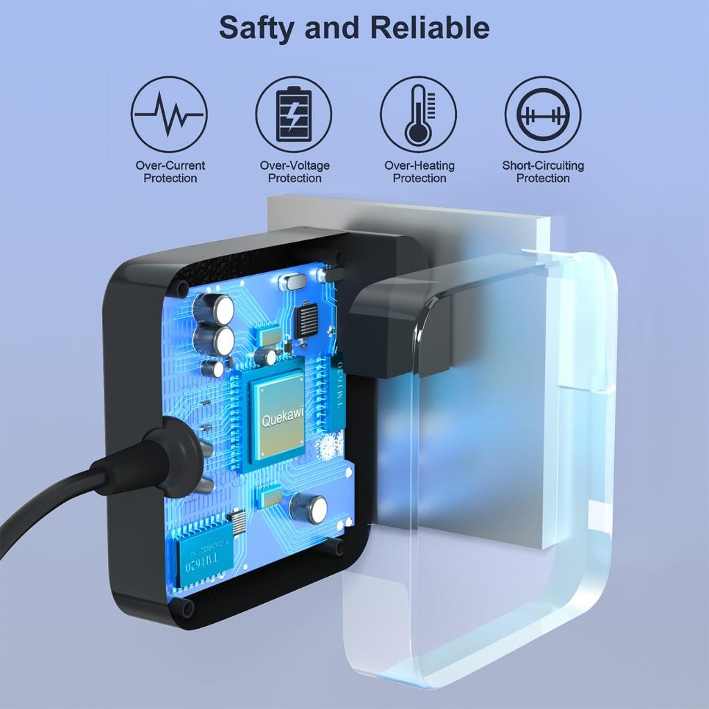 อะแดปเตอร์โน๊ตบุ๊ค 65W อแดปเตอร์ USB-C Type C Delivery PD Charger 20V 3.25A Laptop Power Adapter - รูปที่ 2