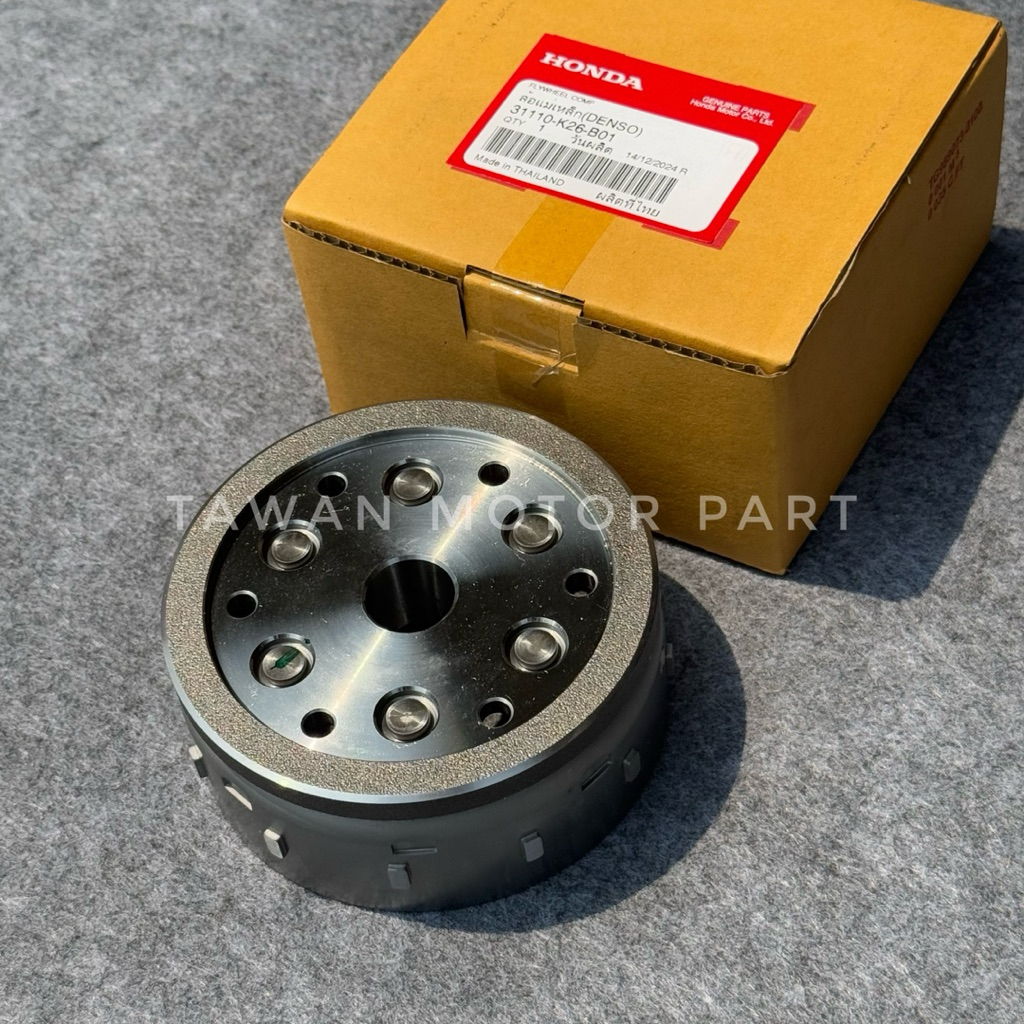 ล้อแม่เหล็กจานไฟ Honda Msx125,SF ปี2012-2020 , W125i ปี2012-2021 รหัส31110-K26-B01 แท้เบิกศูนย์Honda