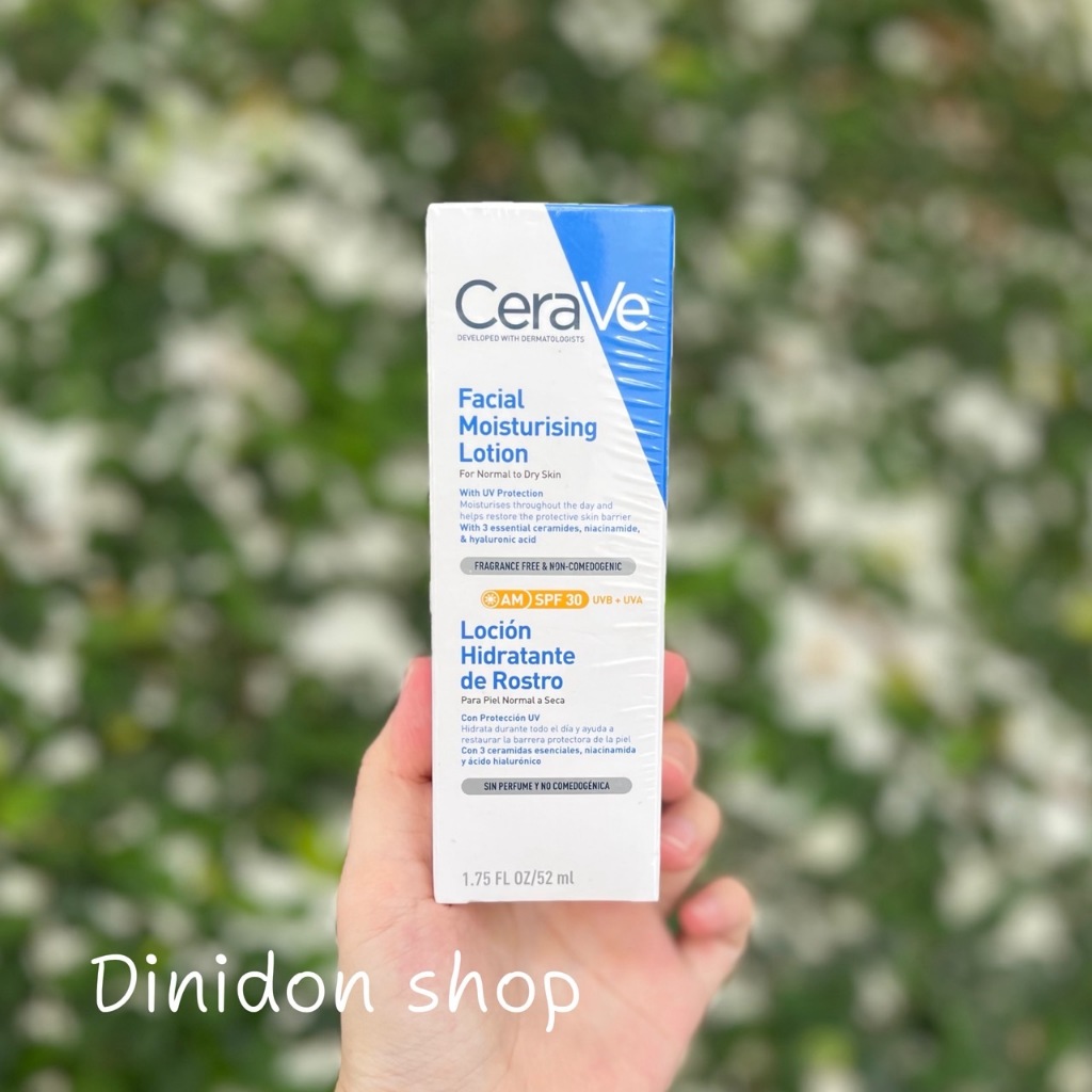 ((dinidon shop)) Cerave Facial Moisturizing Lotion SPF30 52 ml.
