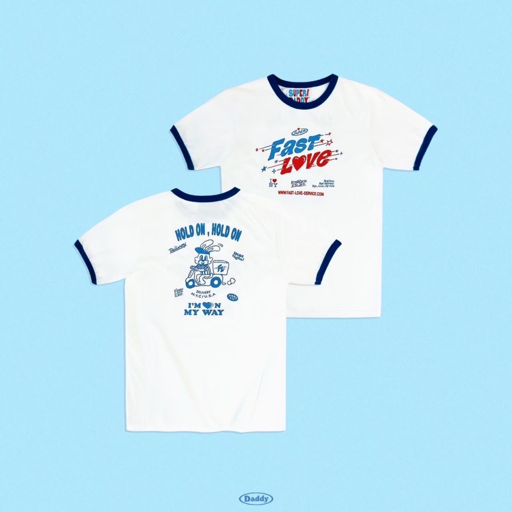 SUPERDADDY | Fast Love T-shirt เสื้อยืด สุดน่ารัก
