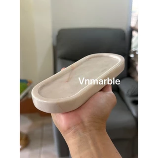 ถาดหินอ่อนแท้ทรงวงรี