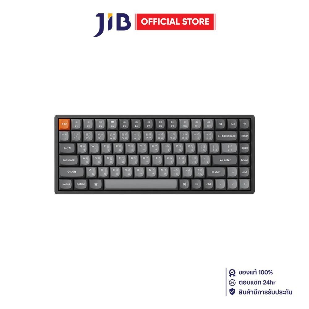 WIRELESS KEYBOARD (คีย์บอร์ดไร้สาย) KEYCHRON K2 MAX QMK/VIA RGB EN/TH - BLACK