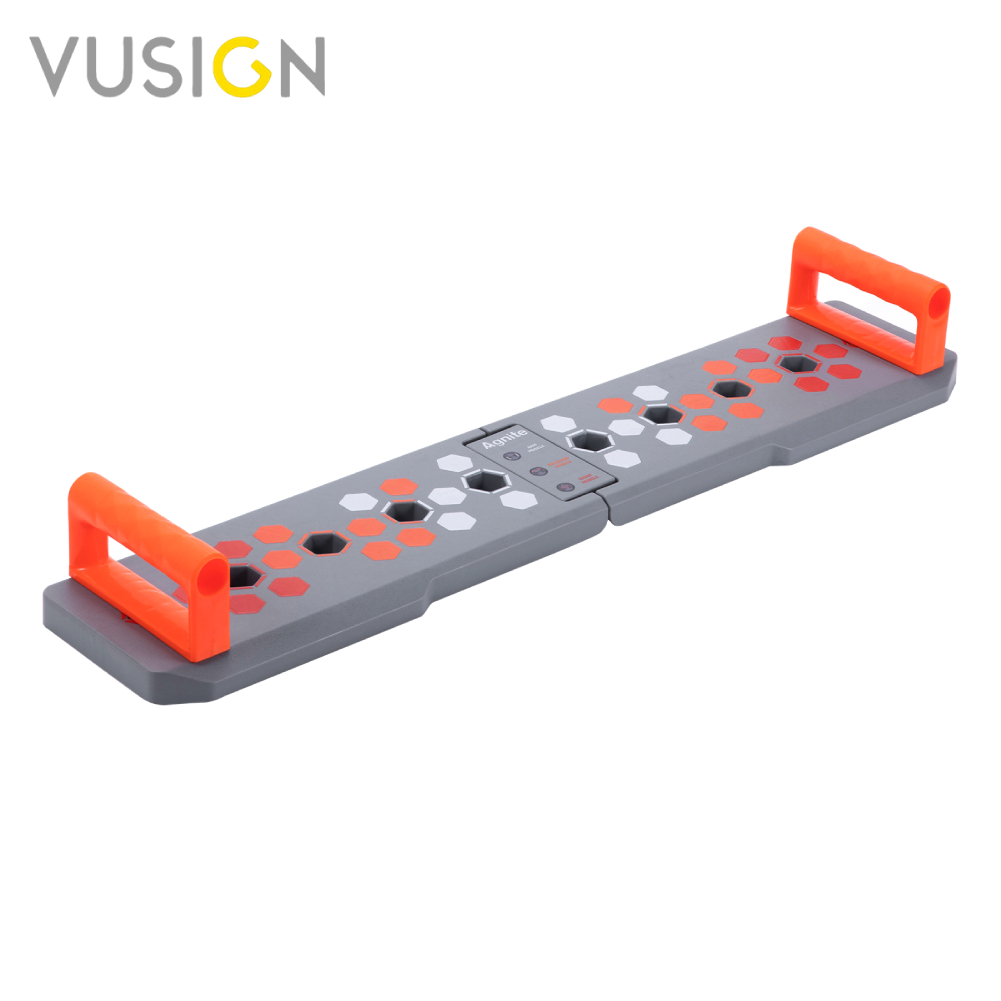 Vusign บอร์ดวิดพื้น บาร์วิดพื้น รับน้ำหนักได้ 200KG กันลื่น พับเก็บได้ สร้างกล้ามเนื้อ Push Up Board