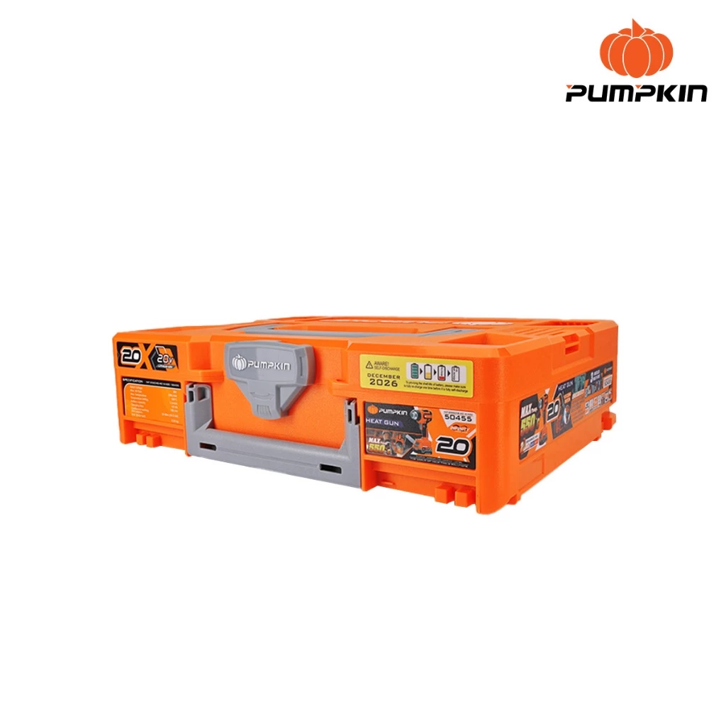 PUMPKIN เครื่องเป่าลมร้อนไร้สาย รุ่น INF-255CHG-401K-X20 50455 (เครื่องพร้อมเเบตเเละเเท่นชาร์จ) ปรับได้ 2ระดับ เป่าลม thumbnail 7