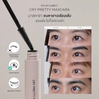 Moleculogy [Set 2 ชิ้น] Cry Pretty Mascara (8g) + Lash & Brow Serum (9g)