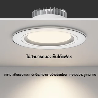 ดาวไลท์ LED เปลี่ยนได้ 3 สี ไฟเพดาน 9W/ 12W/ 15W ไฟ LED เพดาน ไฟดาวน์ไลท์